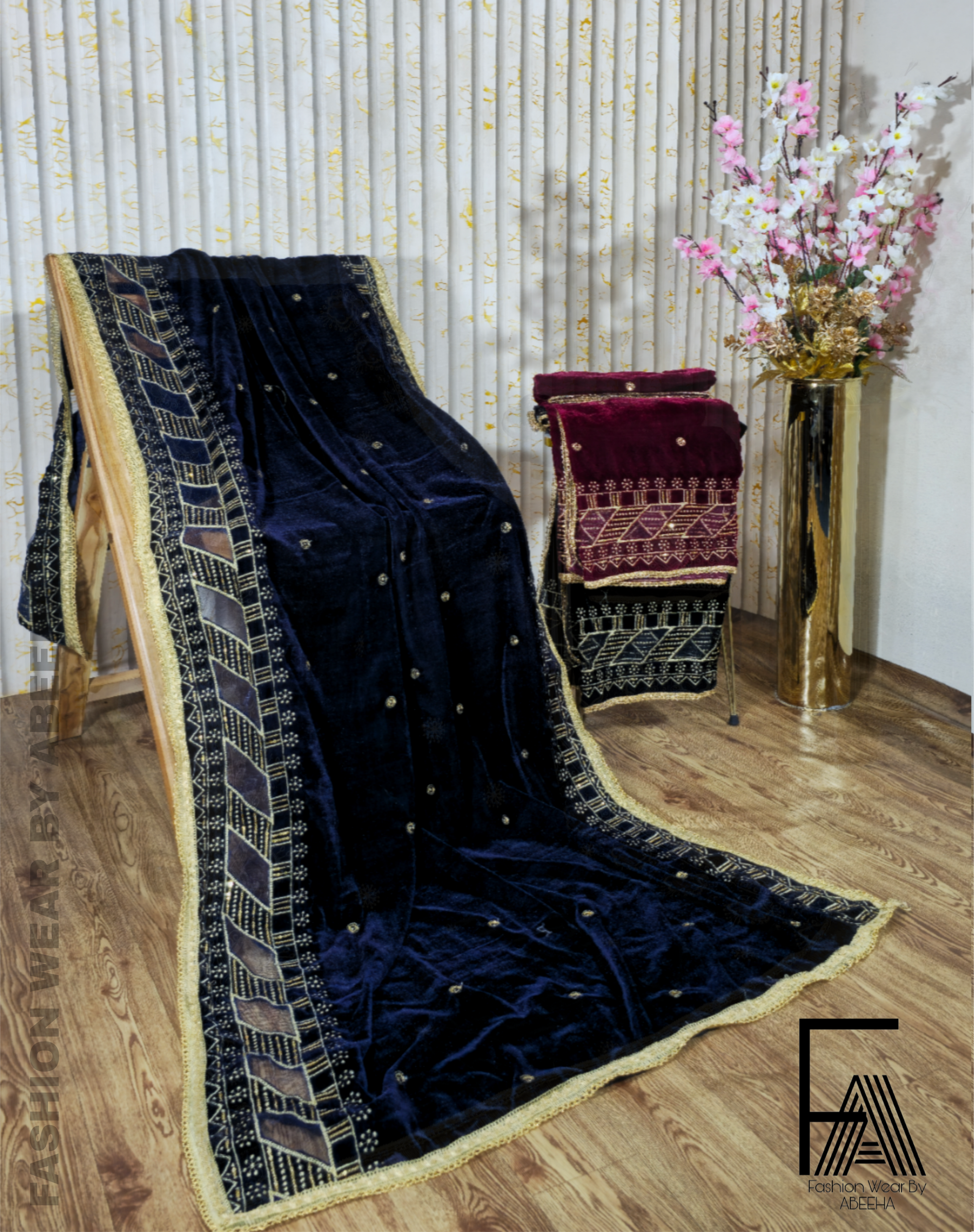 SoFt & sTyLiSh wInTeR VeLvEt sHaWl