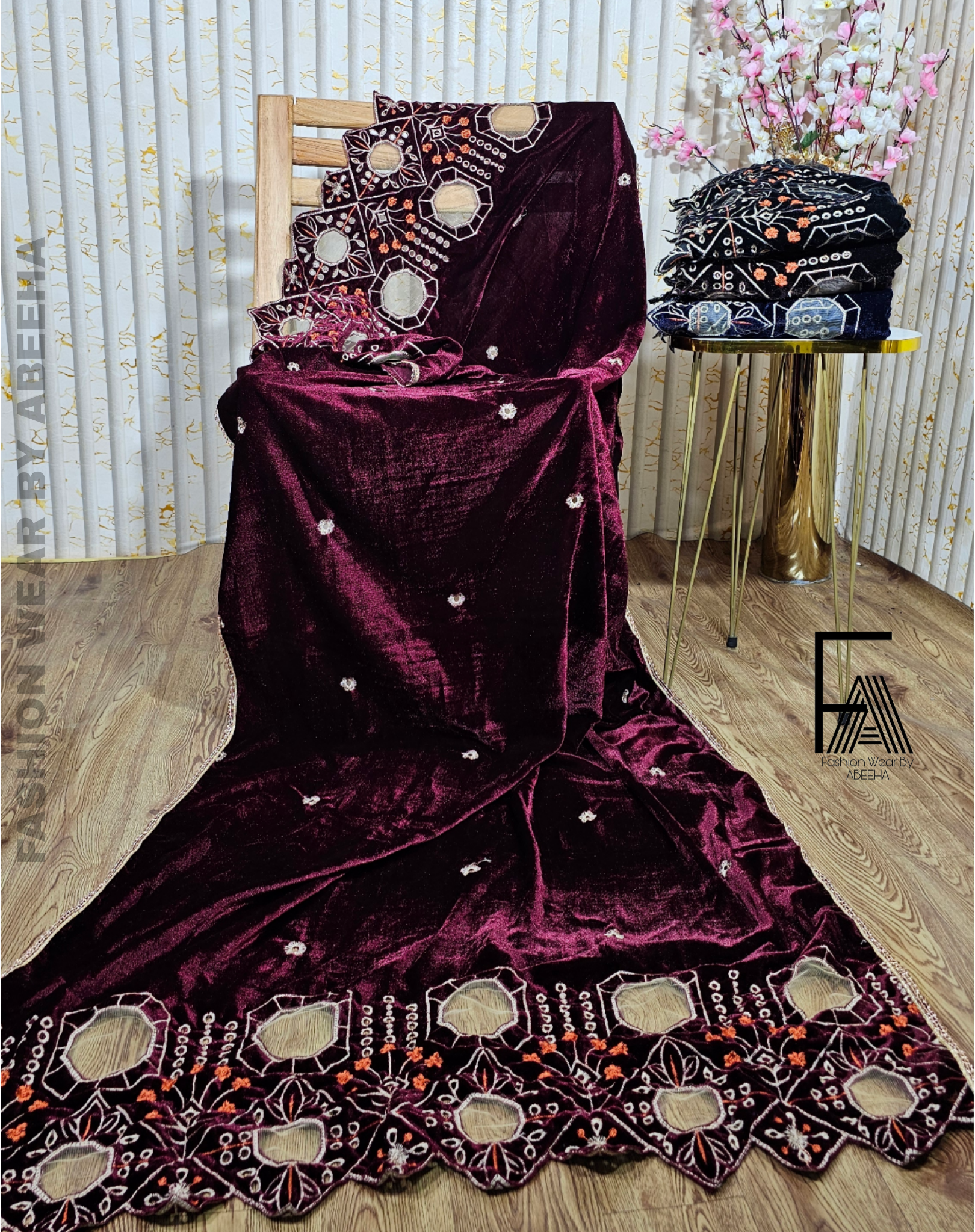 Luxury Velvet Shawl -Warm & Soft