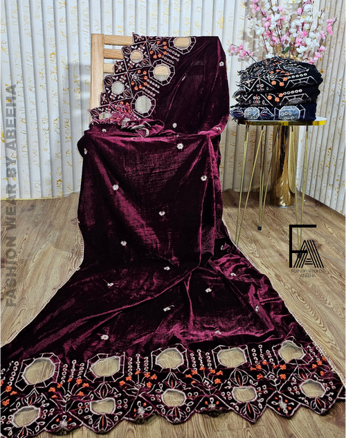 Luxury Velvet Shawl -Warm & Soft