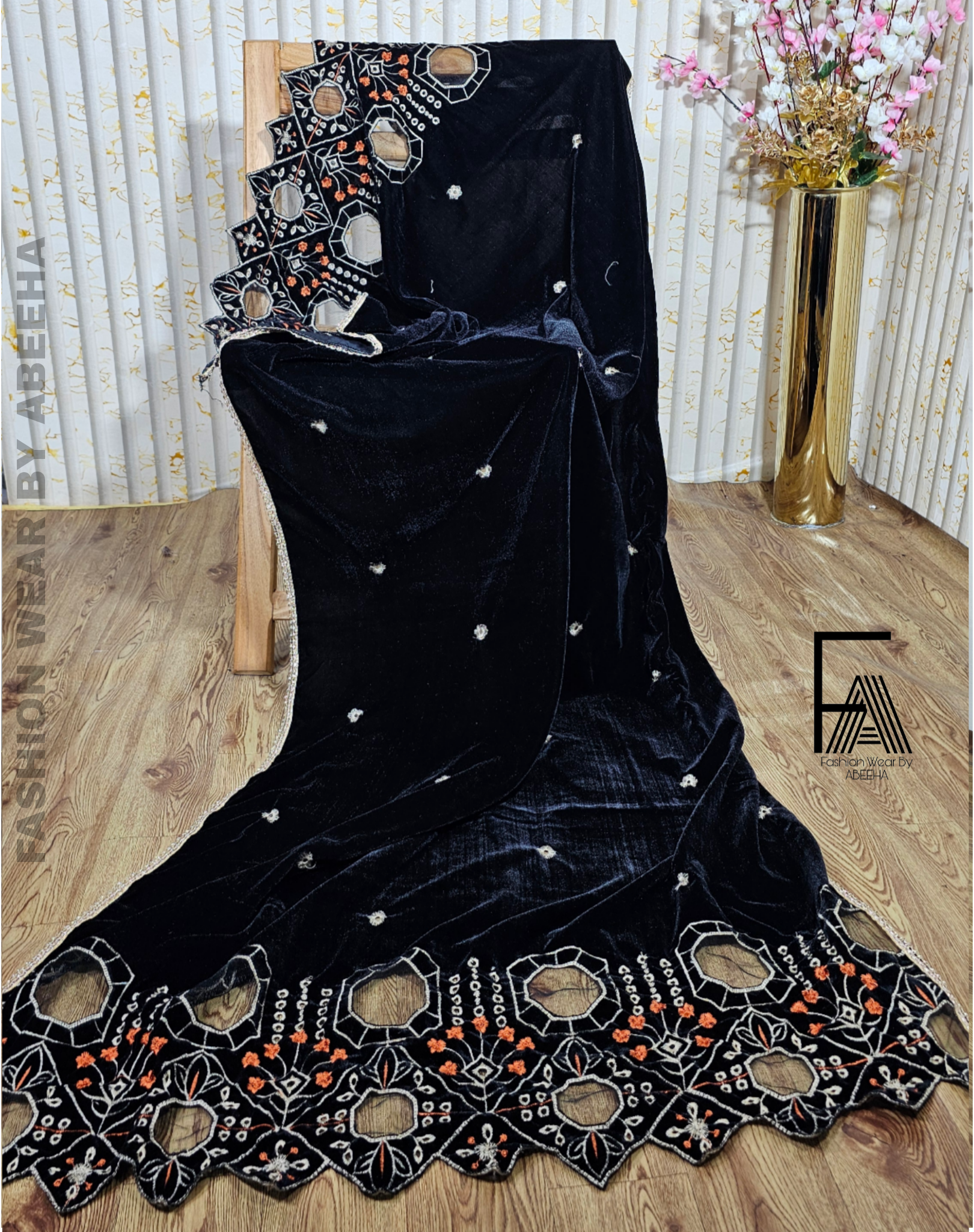 Luxury Velvet Shawl -Warm & Soft